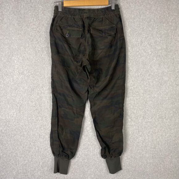 NSF Clothing Womens P/XS Camo Linen Blend High Rise Jogger Pant - Picture 4 of 8